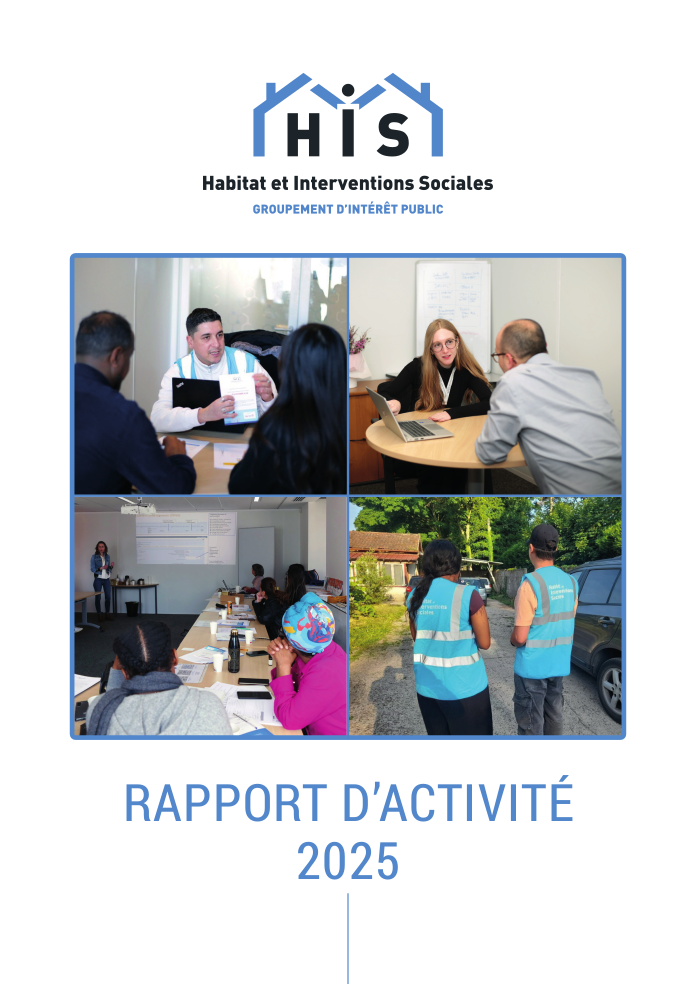 Couverture du rapport d'activité 2025 du GIP HIS avec lien pour le télécharger